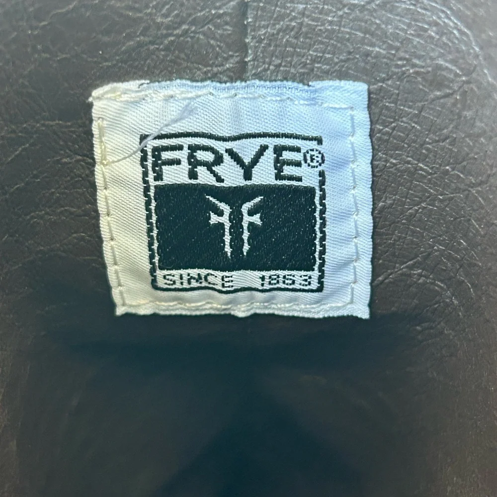 Frye Marco Roper boots in dark brown.